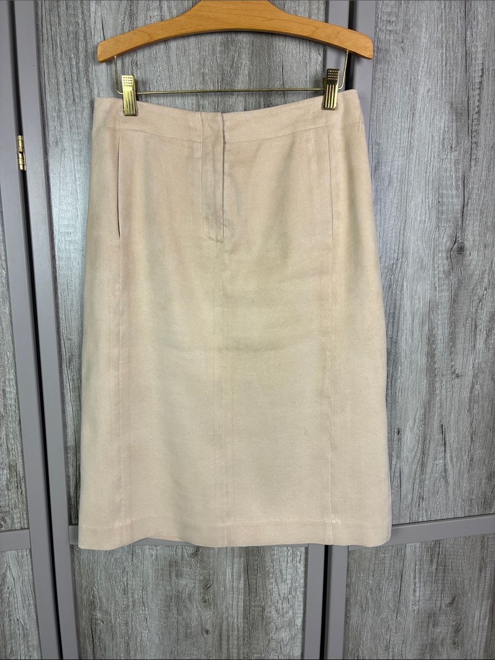Talbots Faux Suede Pencil Skirt Women's 6
